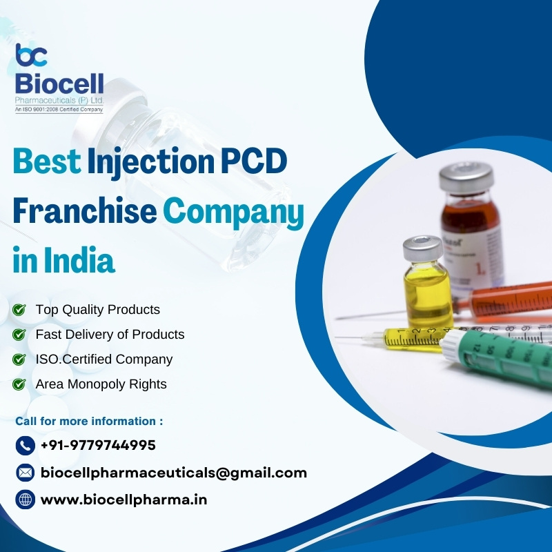 Best Injection PCD Franchise Company in India